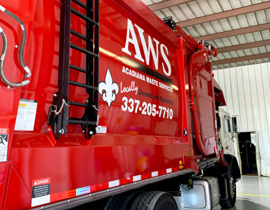Acadiana Waste Services Truck