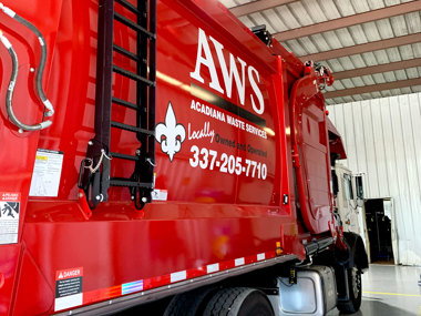 Acadiana Waste Services Truck