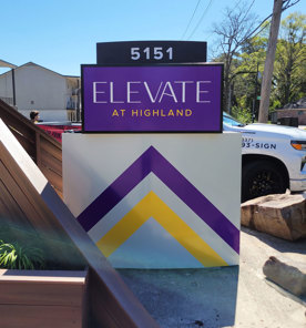 Elevate Monument Sign